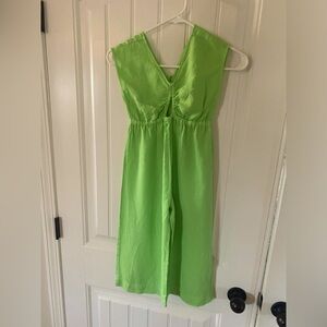 Zara girls linen jumpsuit size 7